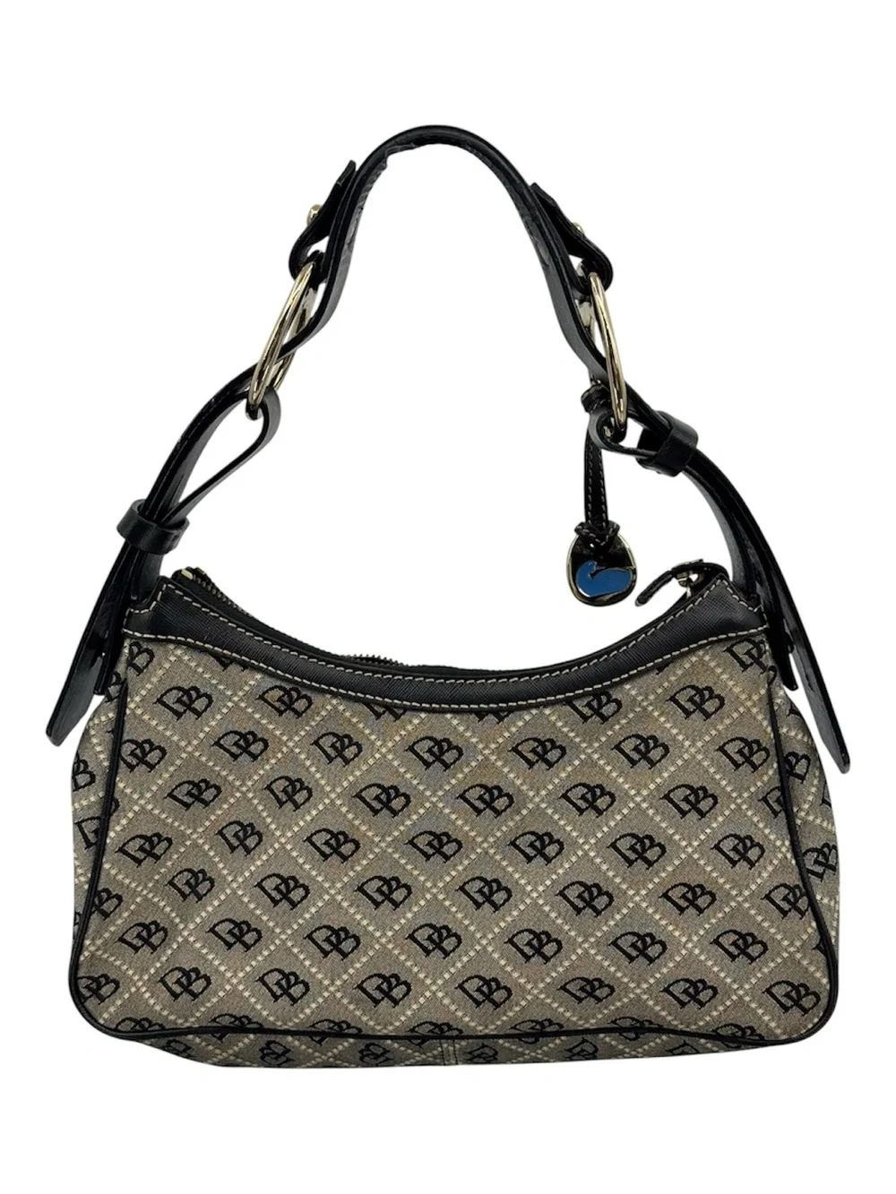 Dooney & Bourke Monogram Hobo Shoulder Bag Purse